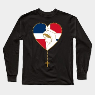 Our lady of altagracra nuestra señora de altagracia patrona de dominicanaia Long Sleeve T-Shirt